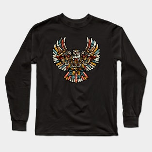 Design Eagle Ornaments tribal style Long Sleeve T-Shirt